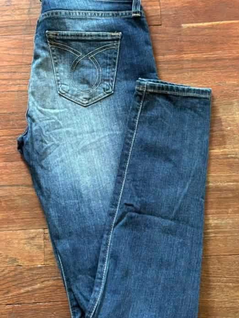 Big Star Women's Straight Jeans in Medium Blue Wash